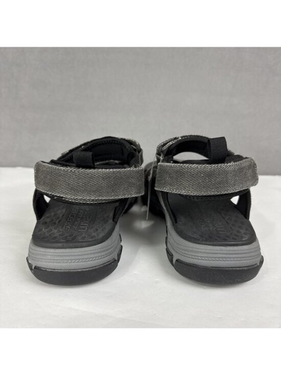 Skechers Black Respected SD Moralto Sandals Men\'s size 12 NWT comfort walking main image 4